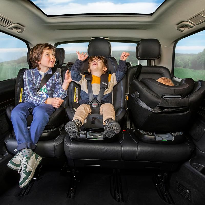 Unico Evo I-Size, Seggiolino Auto 0-36 Kg, omologato ECE R129/03, Isofix Girevole A 360° E Reclinabile, Gruppo 0+/1/2/3 Da 0 A 12 Anni