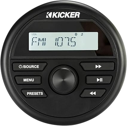 kicker marine radio bluetooth