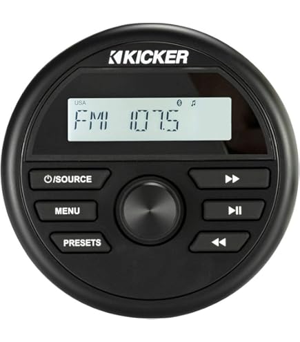 DS18 Hydro MRX1 Marine Radio Headunit LCD Bildschirm, Bluetooth