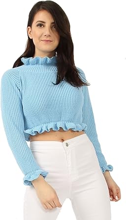 ladies baby blue jumper