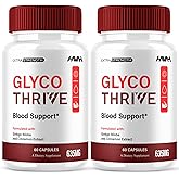 (2 Pack) Glyco Thrive Blood Support GlycoThrive Maximum Strength Capsules, Glyco Thrive Advanced Daily Multivitamin Health and Wellness Supplement, GlycoThrive Health Support Pills (120 Capsules)