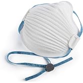 Moldex&reg; 4600 N95 AirWave&reg; Disposable Particulate Respirator Mask with SmartStrap&reg;, Medium/Large, NIOSH Approved, White, Pack of 10, Size Medium/Large