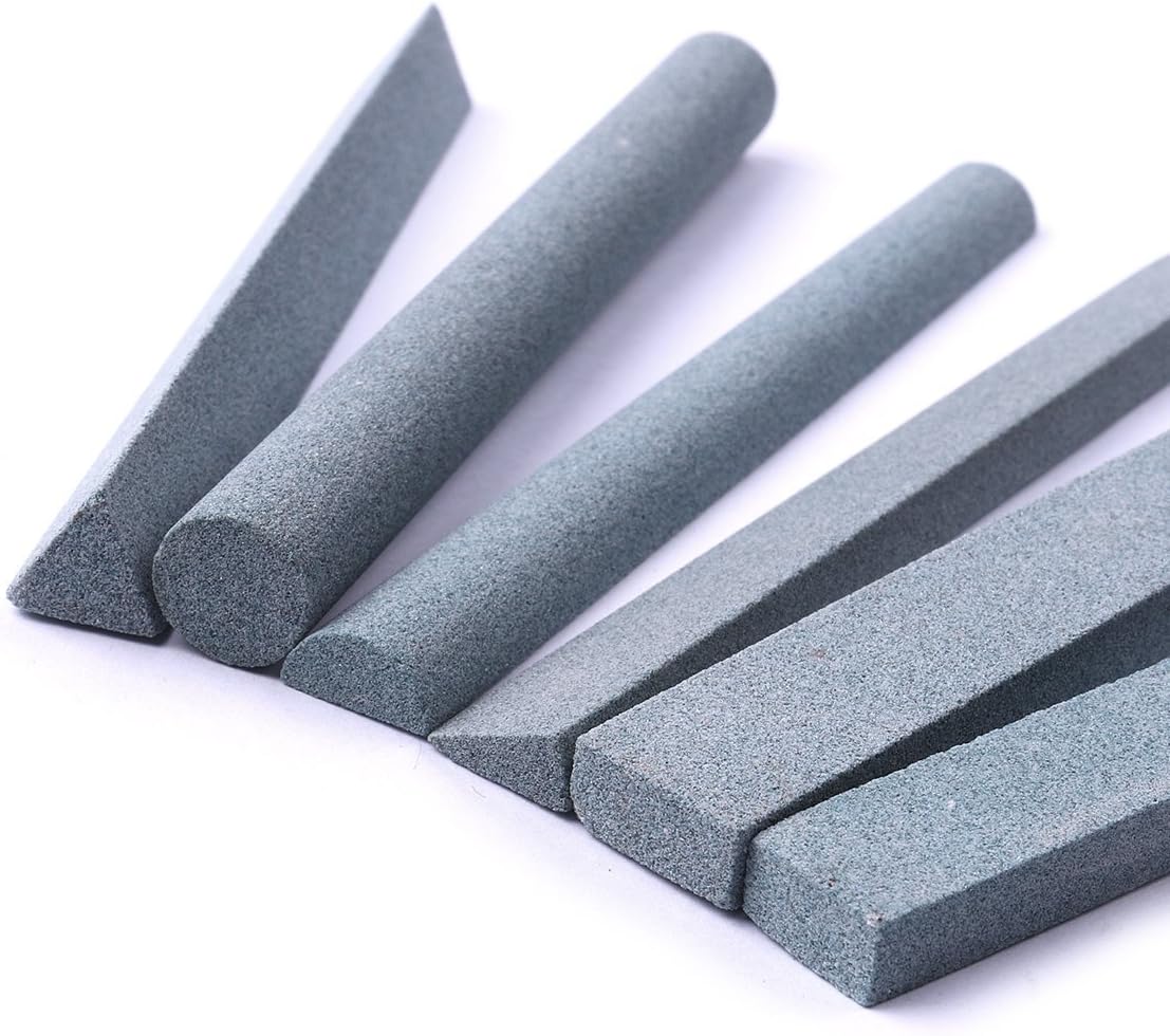 CBRIGHT Knife Sharpening Stone Set,6 pcs 180# Whetstone Set