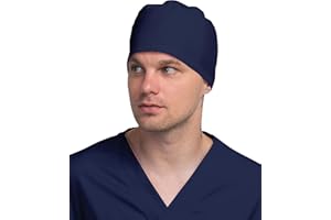 DOKTORAM Solid Working Cap Scrub Cap for Women and Men Unisex Surgical Cap Comfortable and Stylish Scrub Hat