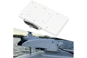 GRONGU Trolling Motor Quick Release Mount 1854017 Compatible with Minn Kota Terrova, Riptide ST SP, Ulterra, PowerDrive V2, Deckhand 40 Trolling Motor, Trolling Motor Mounting Bracket, White