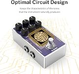 Donner EC1335 Purple Tape Delay Pedal Stereo True Bypass view 3