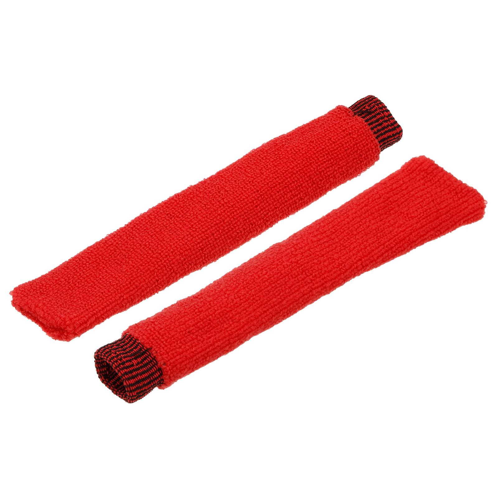 M METERXITY 2 Pack Badminton Towel Overgrip - Nylon Anti-Skid Sweatband Tennis Racquet Grip, Apply to Badminton/Tennis/Golf Handle (Red)
