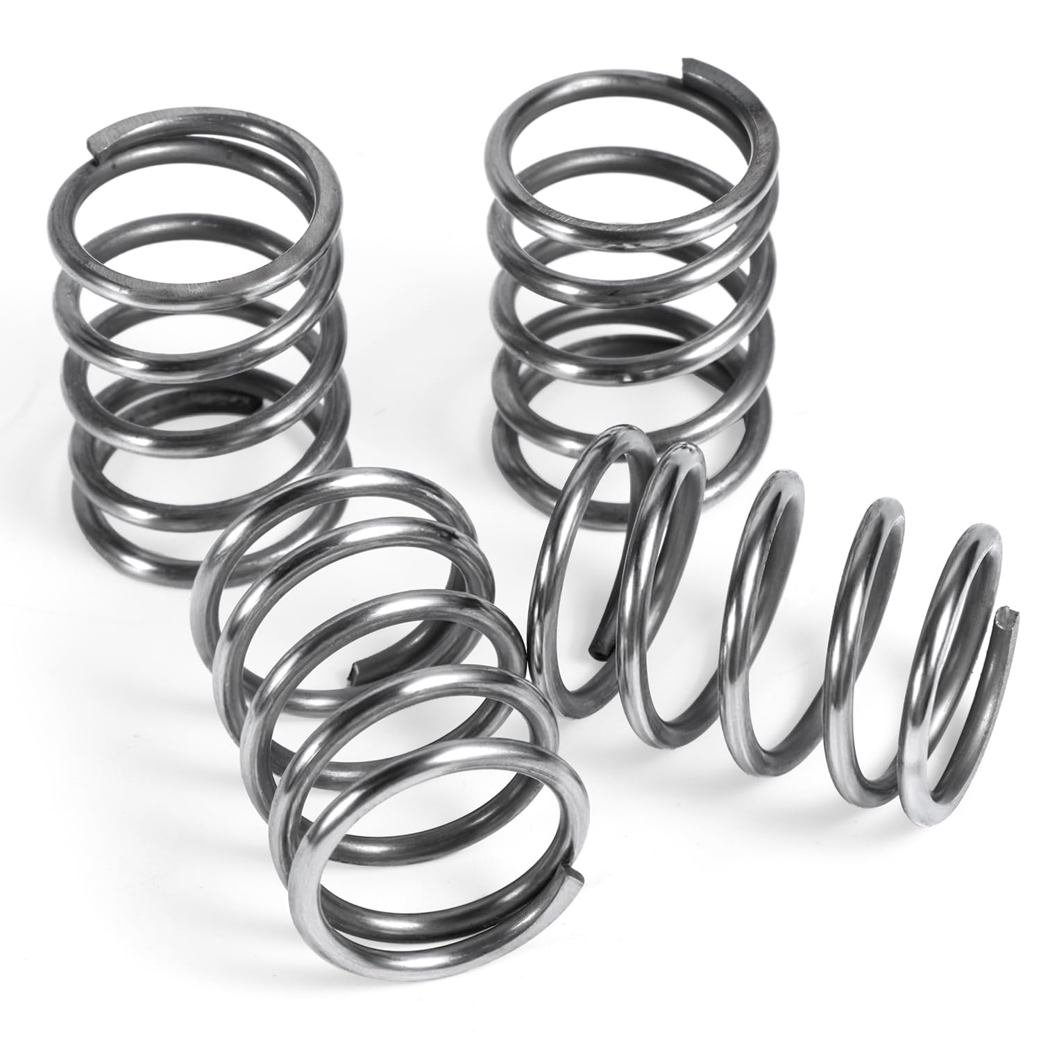 BOXOB 4pcs Remote Control Car Springs, Dark Grey Metal Spring Remote Control Car Replacement Parts Accessories Suitable for Arrma Limitless Infraction