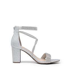 DREAM PAIRS Women's Chunk Low Heel Pump
