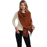 CHUNG Women Scarf Pashmina Wrap Shawl Fashion Gift Bride Wedding Bridesmaid Solid Cashmere Feel Soft Winter Warm Long