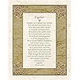 Expressive "Together" Love Poem Wall Art- Captivating Love & Marriage Wall Decor Print- Distressed Parchment Design for Spiritual Ambiance - Perfect Wedding & Anniversary Gift, Unframed- 11x14"