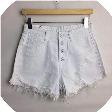 high waisted material shorts