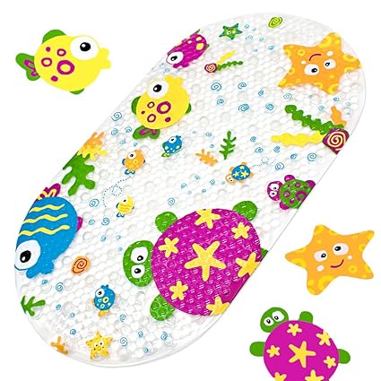 Badewannenmatte Baby Wanneneinlage Yolife Schönen Optik Anti-Rutsch Badematte Karikatur Entwurf Massage Dusche Badematte für 