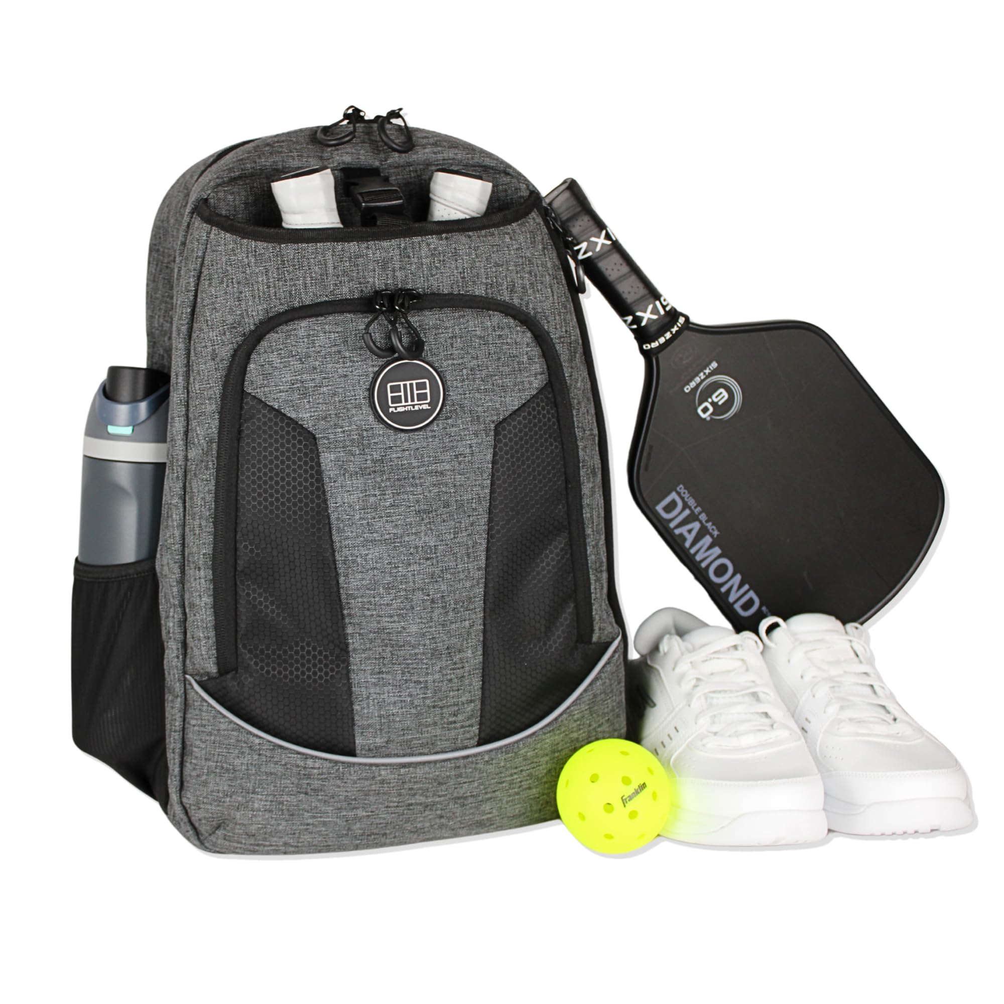 ZEEMO Pckleball Bag Wth Ventlated Shoe Compartment, Sport Backpacks