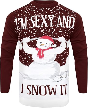 broken standard christmas jumper