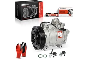 A-Premium Air Conditioner AC Compressor with Clutch Compatible with Honda Accord 2008-2012, Crosstour 2012-2015, L4 2.4L