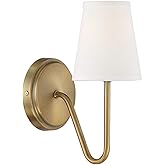 Meridian M90054NB Wall Sconce, 1-Light 60 Watts, Natural Brass