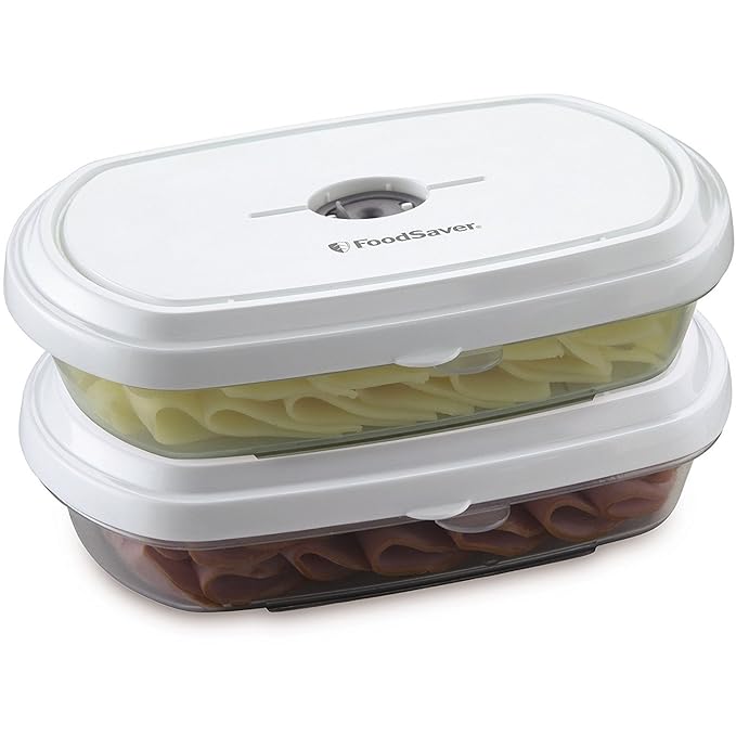 FoodSaver Deli FreshSaver Vacuum Storage Containers, by FoodSaver