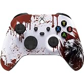 Custom Controllerzz Wireless Controller for Microsoft Xbox Series X/S &amp; Xbox One - Custom Soft Touch Feel - Custom Series X/S Controller (X/S Bloody Zombie)