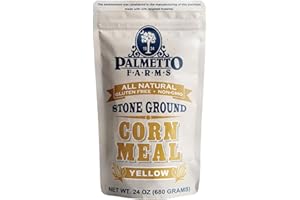 Palmetto Farms Stone Ground Yellow Corn Meal Flour Non-GMO Gluten Free 24 oz