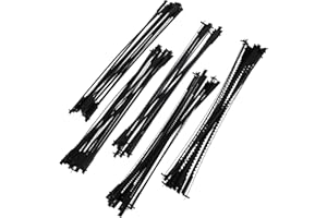 60Pcs Scroll Saw Blade Pin End 5inch Sturdy Carbon Steel Scroll Saw Blades Cutting Pinned TPI 10/15/18/20/24 Replacement Scro