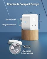 DEWENWILS Remote Control Sockets 100ft Range 2 Sockets 13A 3120W UHRS103A view 3