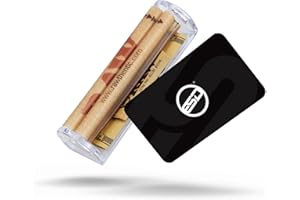 RAW Phatty 125 mm Crystal Clear Triple Strength Cigarette Rolling Paper Machine - Roll Up Your Favorite Smoking Contents Quick and Easy - New Classic Presentation