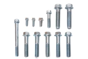 RJSPHH Compatible 12Pcs Transmission Bolt Kit Fit Replacement For Honda Civic Acura Integra B Series B16 B18 B20 5spd