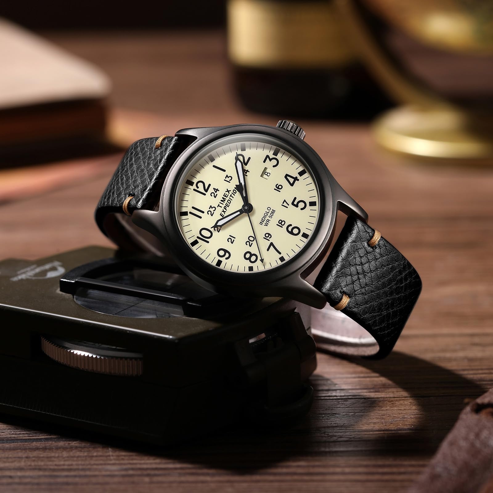 Getalia Italian Leather Watch Band | Tuscany Vegetable-Tanned Full Grain Calfskin Palm Grain Strap, Quick Release Watch Band with Folding Clasp, 18mm 19mm 20mm 21mm 22mm, Soft Strap for Men Women