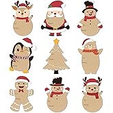 Christmas Gift Tags Stickers, 96Pcs Christmas Gift Labels Stickers, Self-Adhesive Christmas Name Tags for Xmas Gifts Wrap Presents Boxes Decoration, 2 x 3 Inch (Mixed Elements)