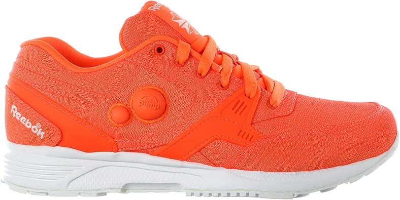 reebok pump hombre naranja