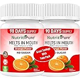 NutritiPure Chewable Iron Supplement for Women/Men | Carbonyl Iron 18 mg with Vitamin C 30 mg | Tablet in Orange Flavor 90 Count (2)