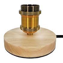 Woods Lamp LEXSOMEO Industrial Table Lamp Base Small Metal Desktop ...