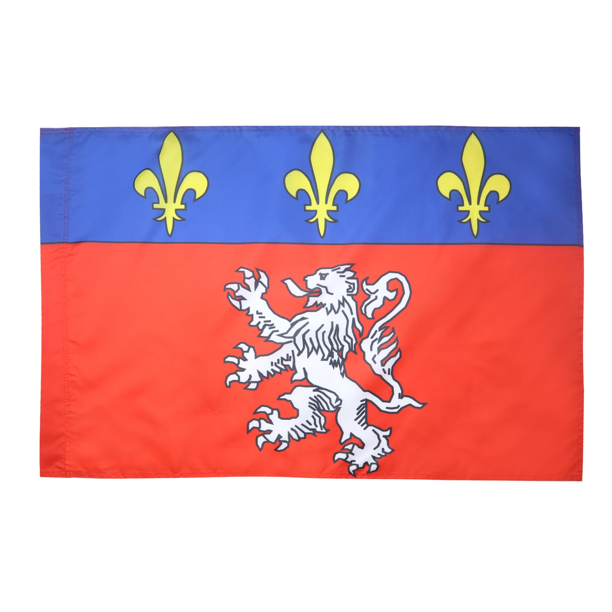 AZ FLAG - French Province of Lyonnais Flag - 3x5 Ft - Lyon Banner with Sleeve - 100% Polyester - Fade Resistant - Vivid Colors - 3' x 5' Feet - 150x90 Cm