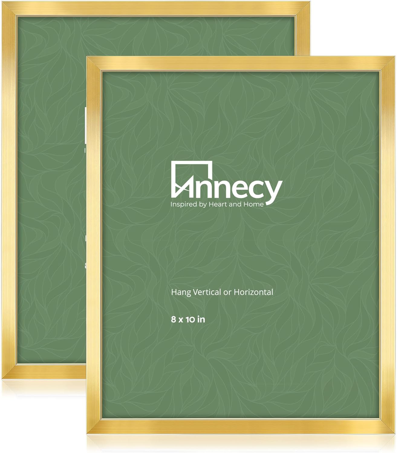 Photo Albums, Frames & Accessories - Annecy 8x10 Picture Frame Gold(2 Pack), 8 x 10 Picture Frame for Wall or Desktop Decoration, Classic Black Minimalist Style Suitable for Decorating Houses, Offices, Hotels