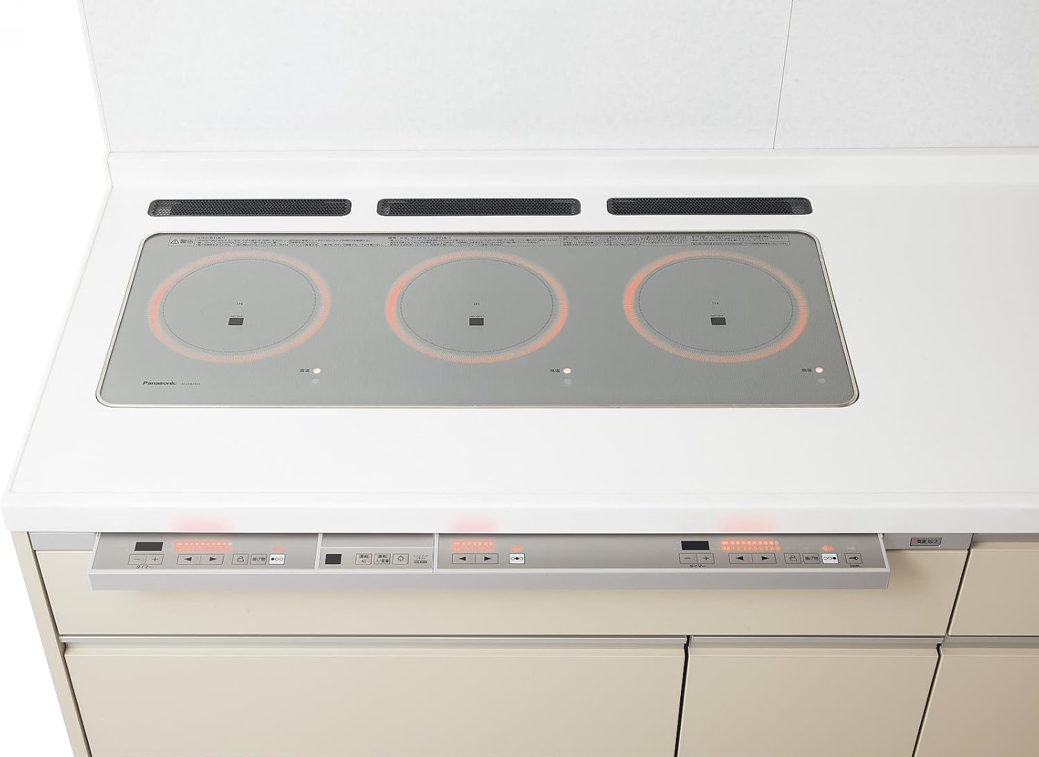 Panasonic IHクッキングヒーター トリプルワイド S12EB2S3K 新入荷! Panasonic IHクッキングヒーター トリプルワイド 3つ口