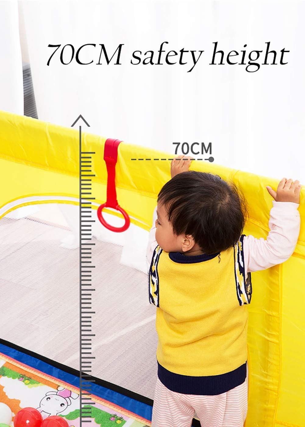 Barriere De Parc Pour Bebe Avec 4 Panneaux De Securite Size 95x1x70c Parc Pour Enfants Securise Centre Dactivites Pour Enfants Avec Barriere De Jeu Amovible Hh Parc Bebe Mobilier Bebe Et