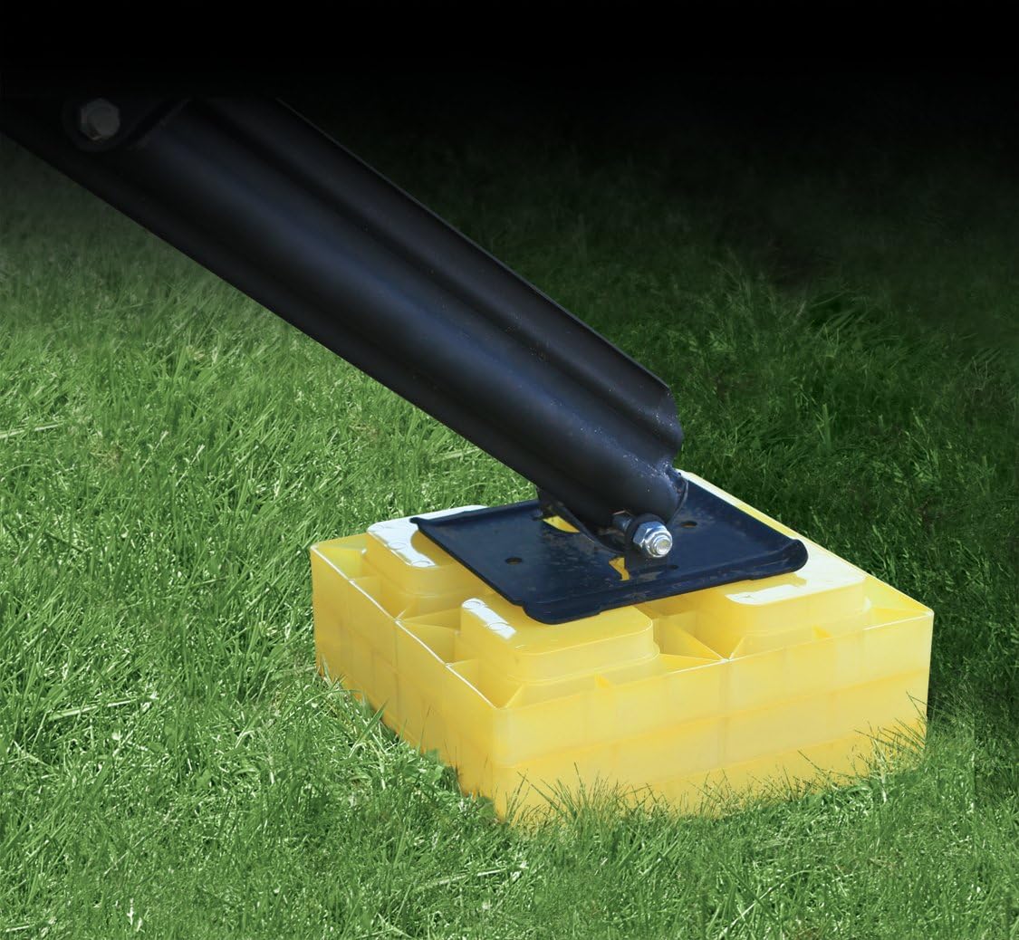 Camco 44510 Heavy Duty Leveling Blocks, Ideal For Leveling Single and Dual Wheels, Hydraulic Jacks, Tongue Jacks and Tandem Axles (10 Pack, Frustration-Free Packaging): Automotive