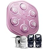 RMOKA Smart Music Boxing Machine M5, Music Punching Machine with Custom Running Lights, APP Control and Stereo Sound, Wall Mount Boxing Machine for Adults - Home Office Workout Gym Equipment