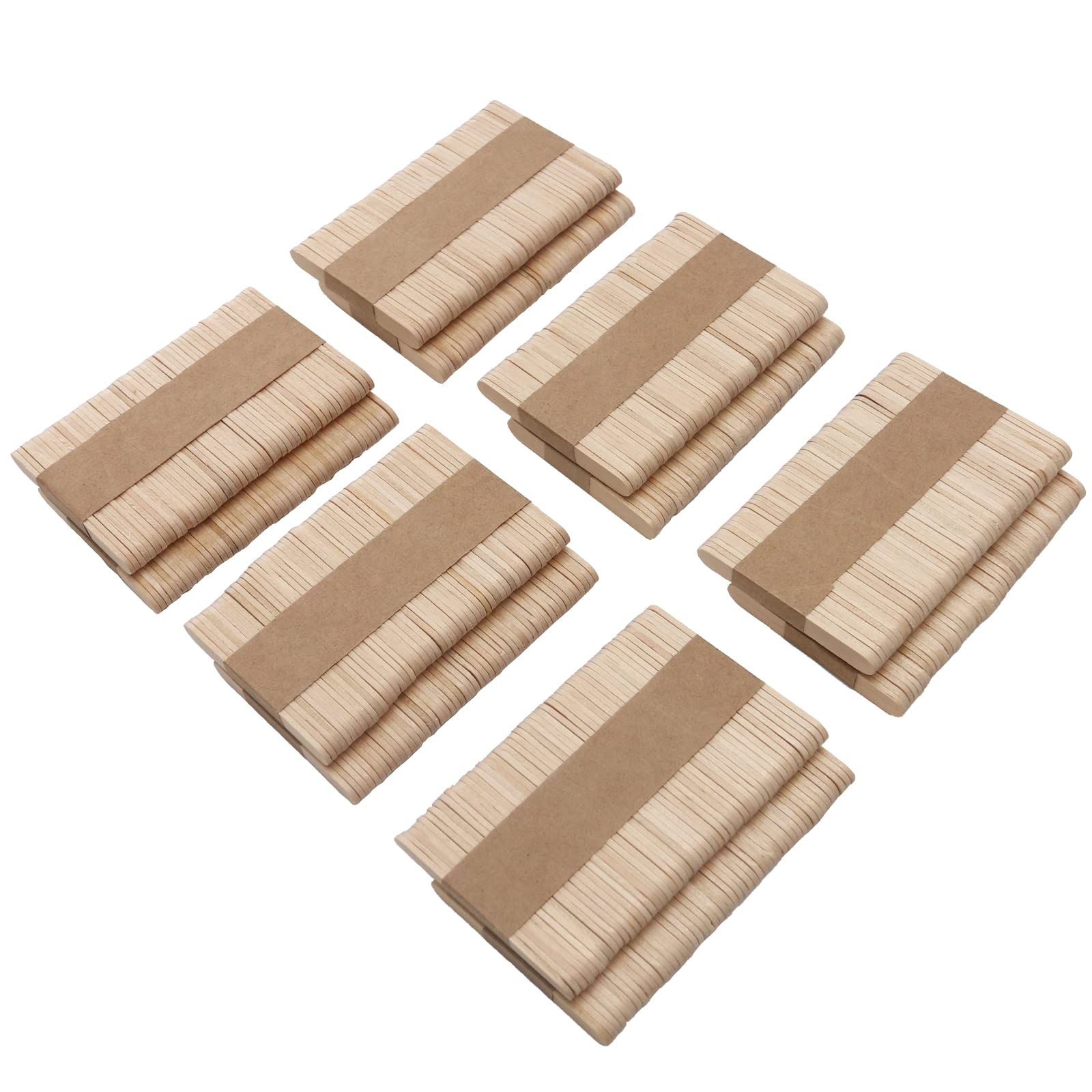 OWLKELA MINI Size Lollipop Sticks-600pcs 2.5 inch, Natural Wood Lolly Craft Sticks for Home and School Crafts, Popsicle Sticks, Ideal for Arts and Handwork, Classroom Art Supplies