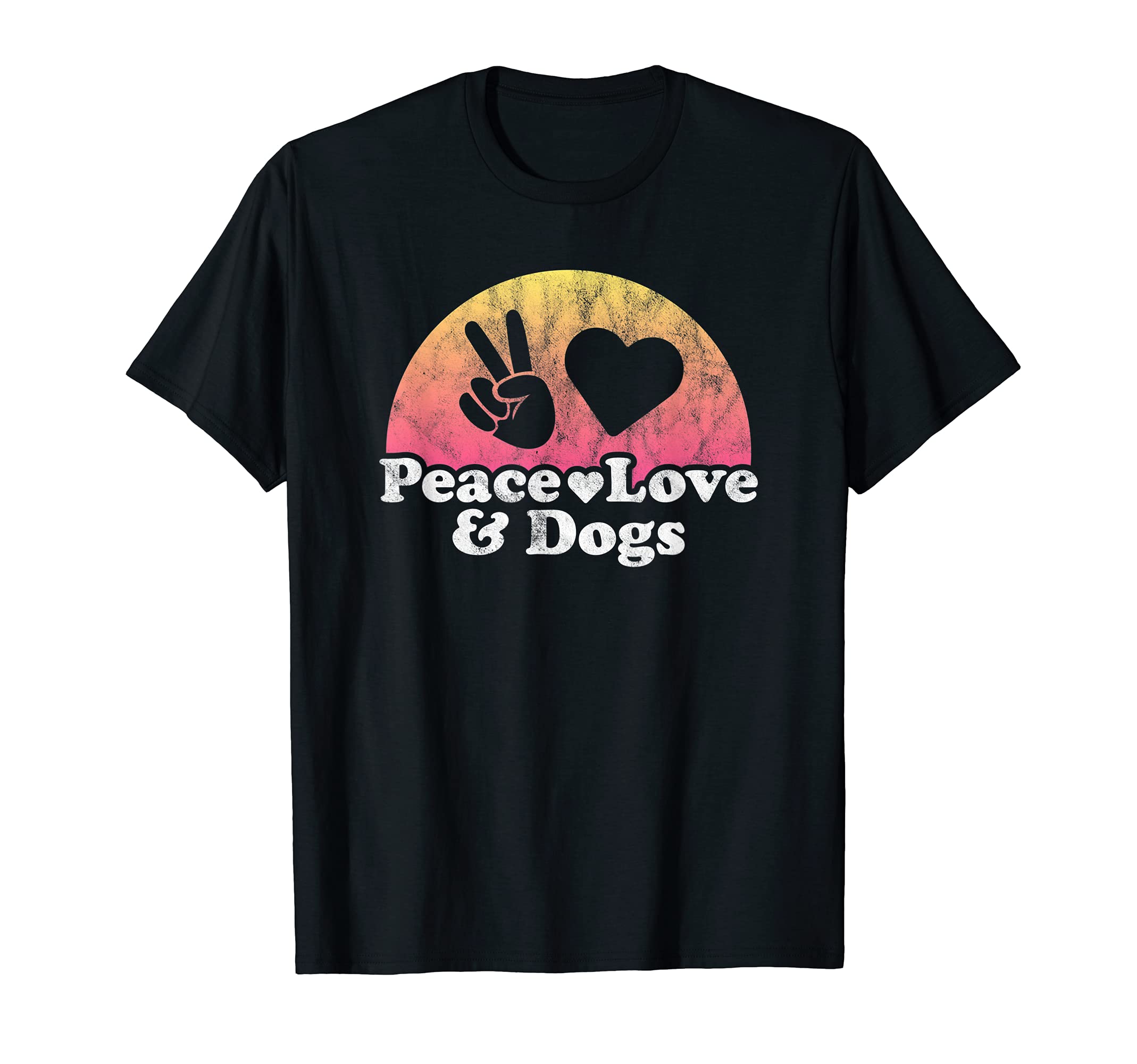Peace Love and Dogs Dog T-Shirt