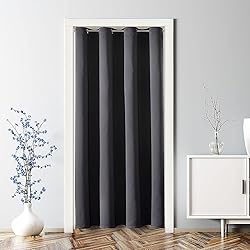 ChrisDowa Blackout Door Curtains for Doorway