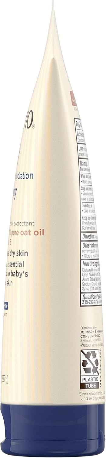 Aveeno Baby Soothing Hydration Creamy Oil for Dry and Sensitive Skin, Fragrance- and Steroid-Free, 8 Fl Oz: Health & Personal Care