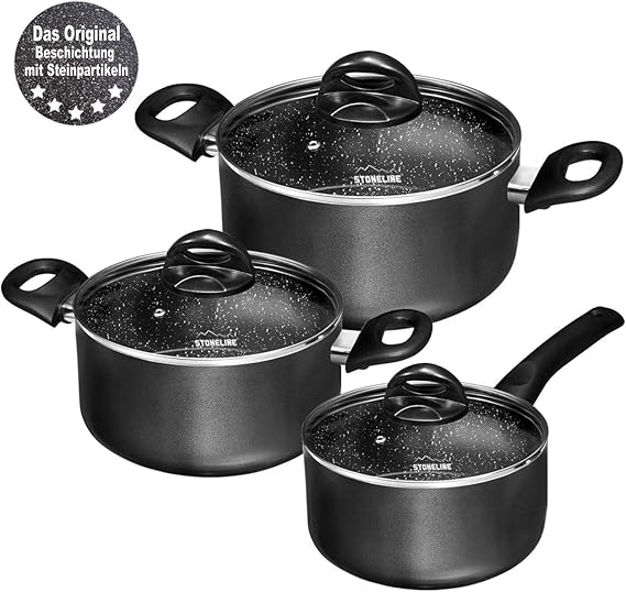 STONELINE 18505 Cookware Set, Cast Aluminium Amazon.co.uk Kitchen & Home