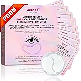 iMethod PDRN Collagen Boost Eye Patches - Under Eye Mask, Instant Lift Eye Mask for Reduce Fine Lines & Wrinkles, Firming Under Eye Patches for Dark Circles, Puffy Eyes, Eye Bags, 8 Pairs