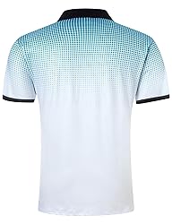 uideazone Men's Polo Shirt Athletic Fit Slim Short