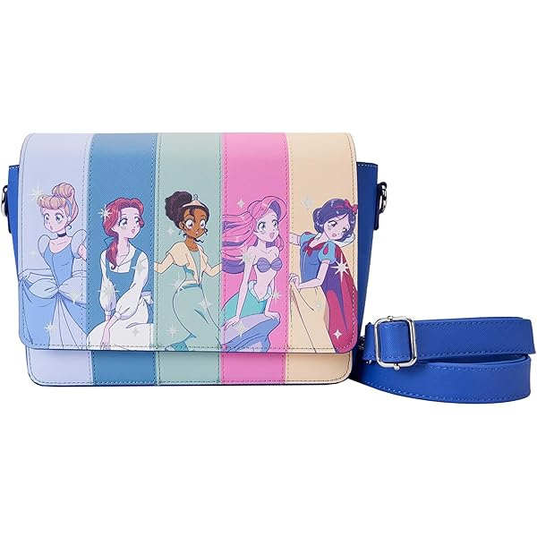 Amazon.com: Loungefly Disney Princess Manga Style Zip Around