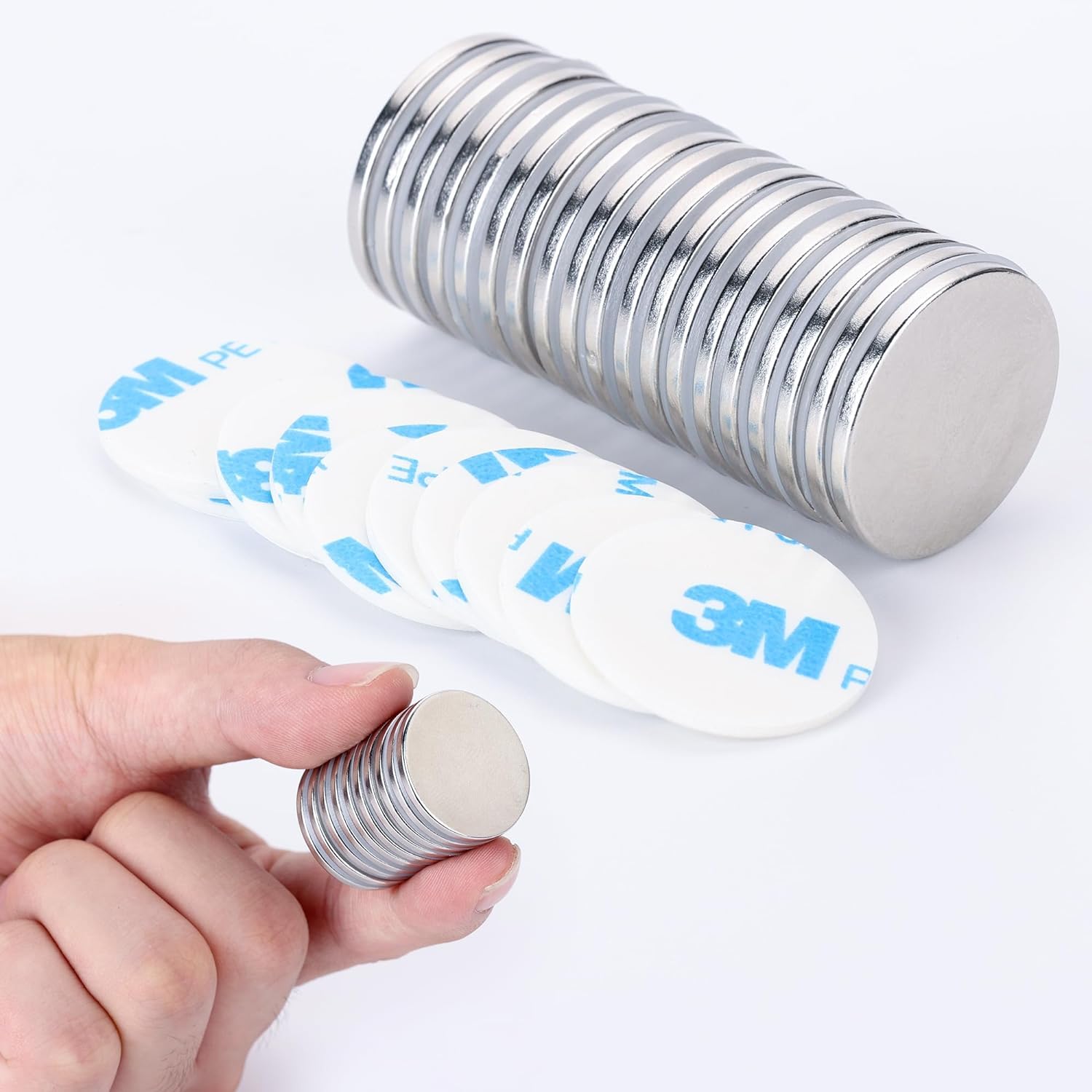 rhinocats 20Pcs Strong Magnets, 24 x 2mm, with
