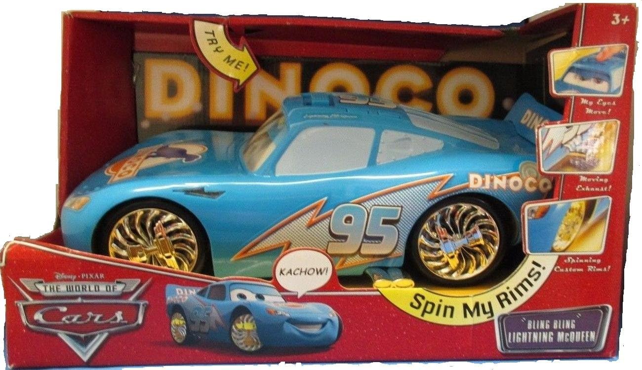 Mattel Disney Cars Lights & Sounds Bling Bling Lightning McQueen Car