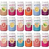 Spindrift Sparkling Water, Ultimate Variety Pack – 9-Flavor Pack of 18 – Made with Real Squeezed Fruit, 12 Fl Oz Cans, 18-Cou